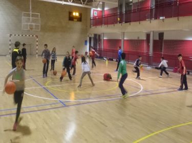 Escuela de baloncesto en Vitoria