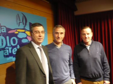 Ángel Barajas, Peio Uralde y Javier Zubillaga
