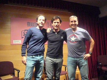 Juanan Compañón “Konpa”, Jon Gª Ariño y Richard Martínez