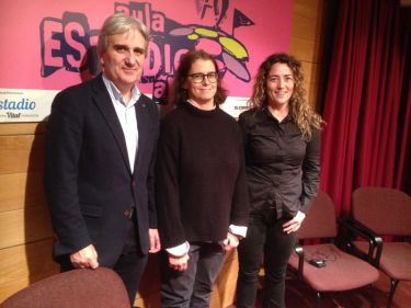 Montse Martín, AInhoa Azurmendi y Andoni Iraola