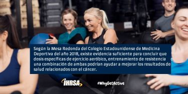 Según la Mesa Redonda del Colegio Estadounidense de Medicina Deportiva del año 2018, existe evidencia suficiente para concluir que dosis específicas de ejercicio aeróbico, entrena, miento de resistencia, una combinación de ambas podrían ayudar a mejorar l