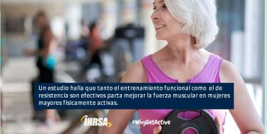 Entrenamendu funtzionala eta tradizionala, eta emakume adintsuen indarra hobetzea