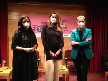 Virginia Aparicio, Ruth Brito eta Beatriz Ruesga