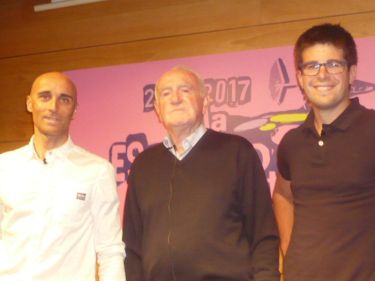 Iñigo Mujika, José A. Apraiz eta Alain Garalde