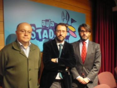 José Luis Pérez Triviño, Miguel Gª Caba eta Fidel Gómez